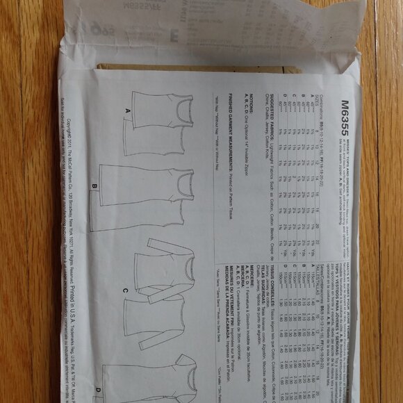 Plus Size 16-22 Tops Dresses Sewing Pattern UNCUT McCall's 6355 - Picture 5 of 13